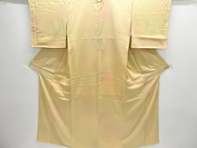 JAPANESE KIMONO / TSUKESAGE IROMUJI / WOVEN KIKU SEIGAIHA